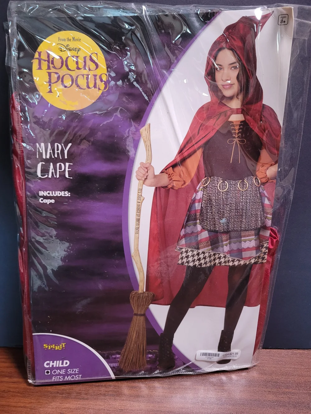 Hocus Pocus Mary Red Cape Kids Costume - Child